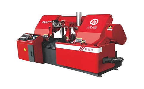 广华办事处卧式带锯床切削金属时出现打齿的原因是什么？